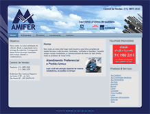 Tablet Screenshot of amifer.com.br